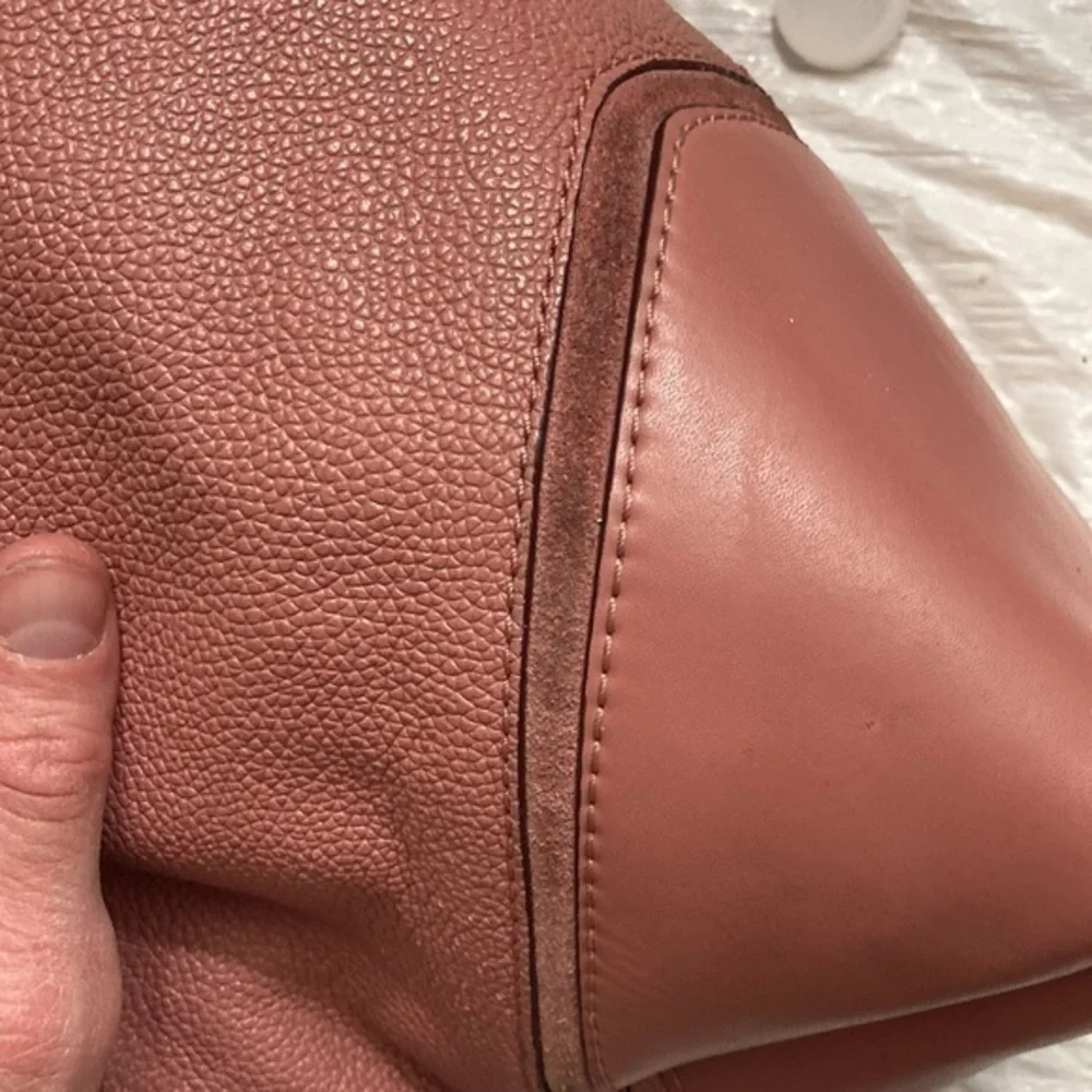 Michael kors pink pebbled leather Nicole bag